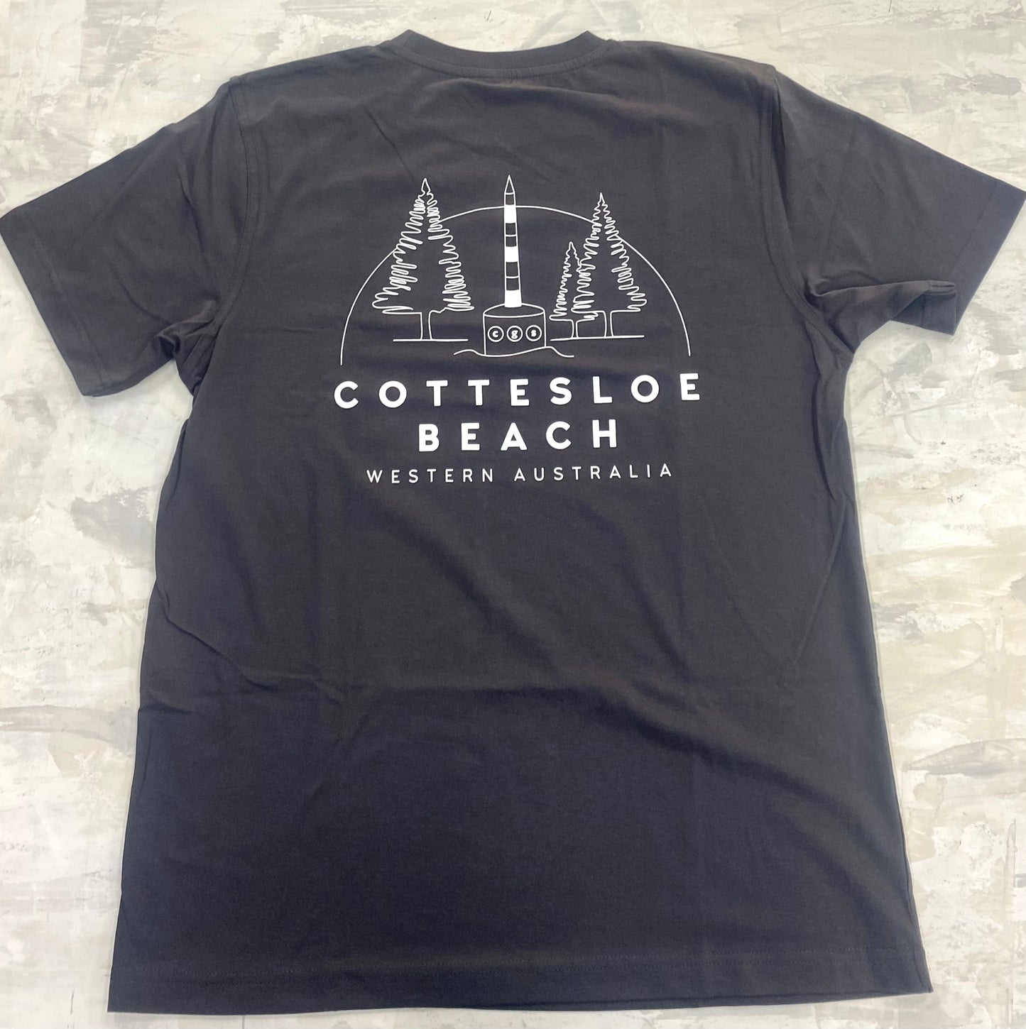 Charcoal Unisex T-shirt - White Back Logo