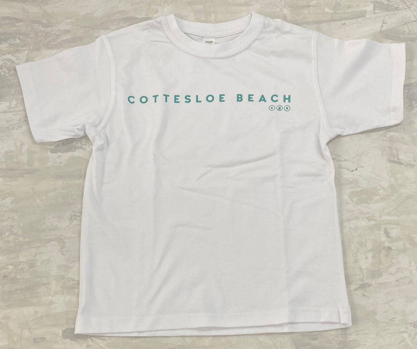 White Unisex T-Shirt - Green Text