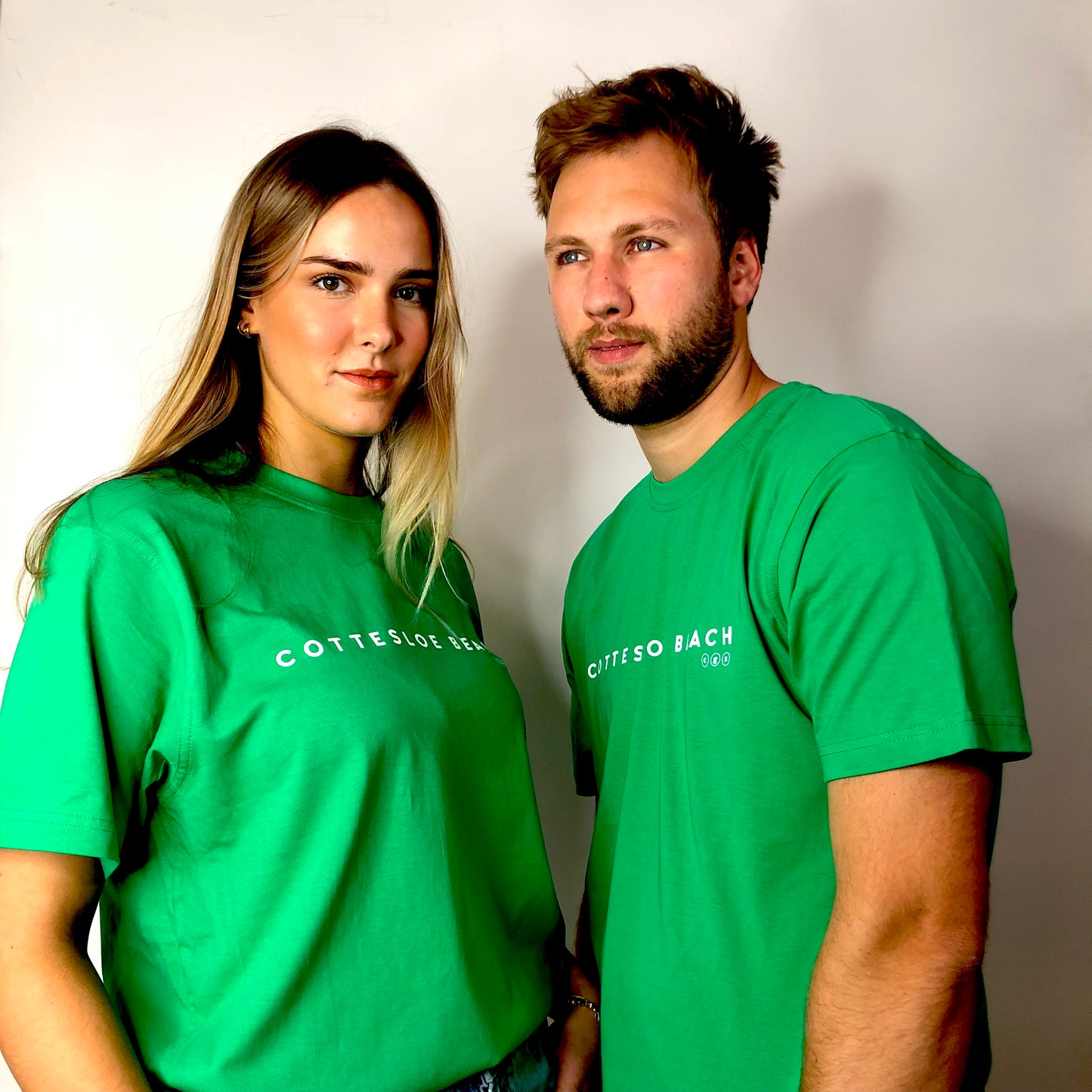Emerald Green Unisex T-shirt - White Text