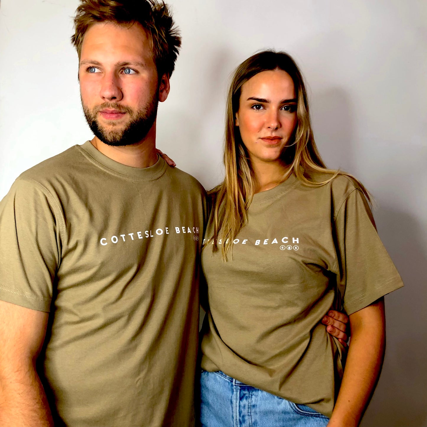 Stone Unisex T-shirt - White Text