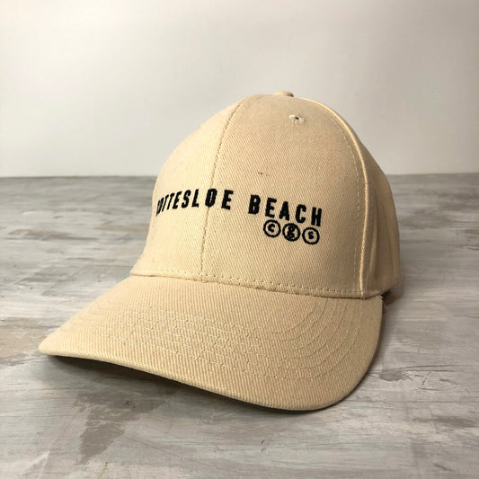 Cream Cap -  Black Text