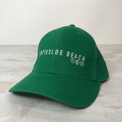 Emerald Green Cap -  White Text