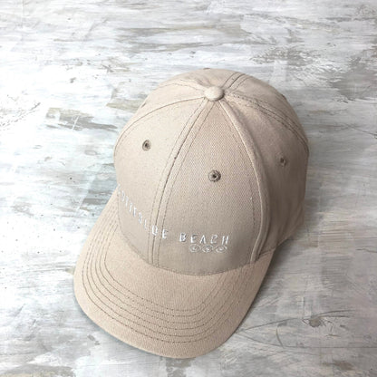 Emerald Green Cap -  Fleuro Orange Text