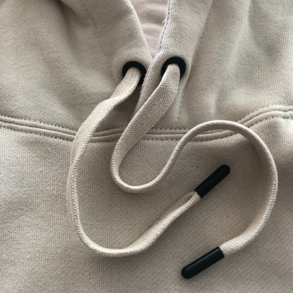 Natural Premium Unisex Hoodie - Black Text