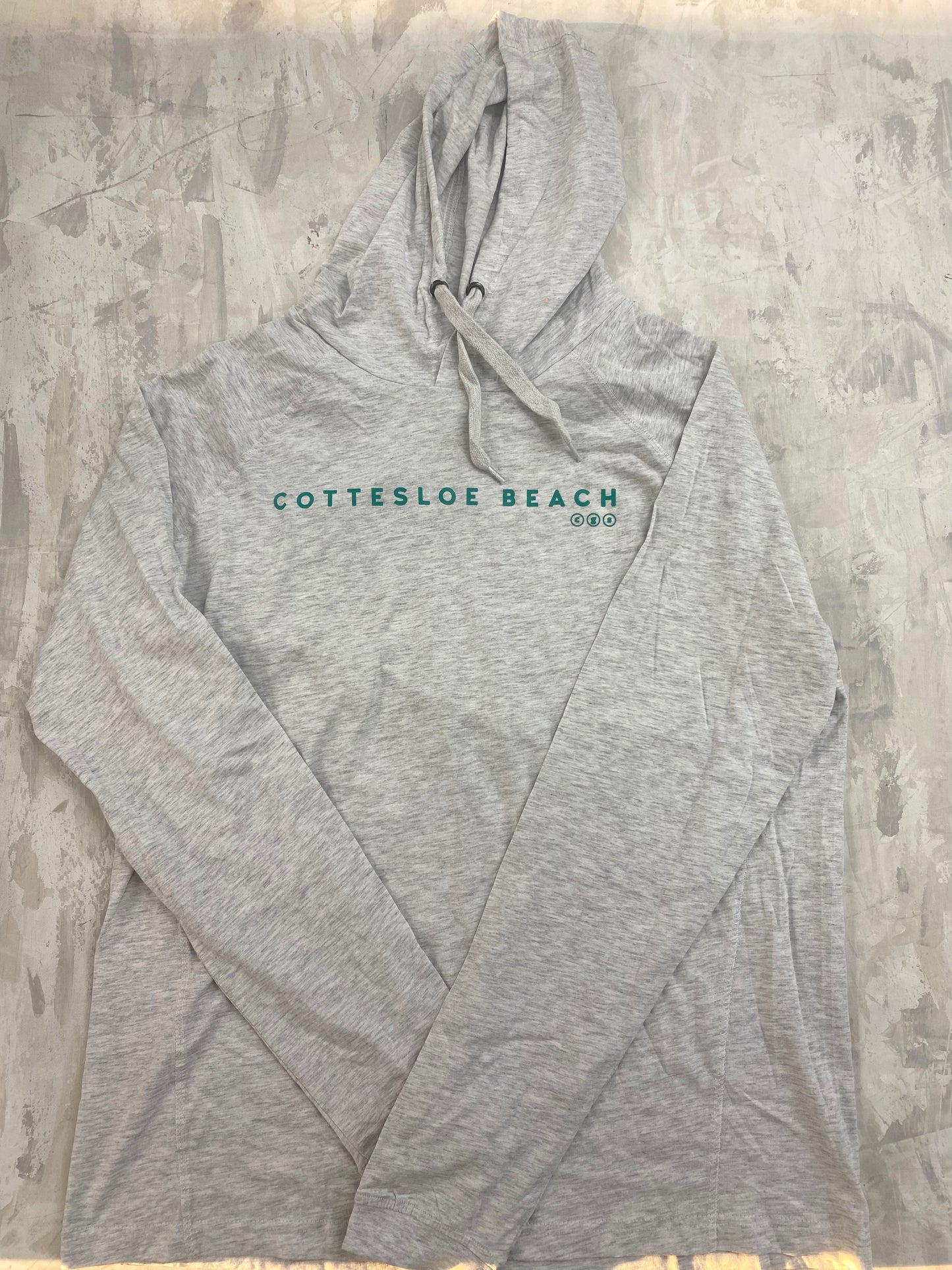 Snow Marle Hooded T-Shirt - Green Text
