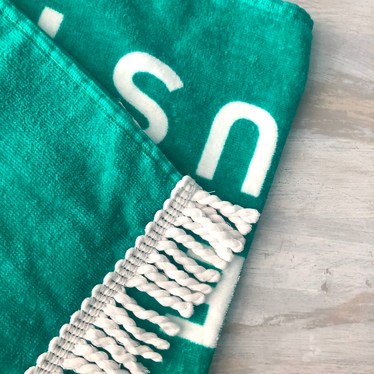 Logo Beach Towel - Turquoise