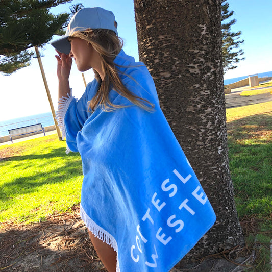 Logo Beach Towel - Sky Blue