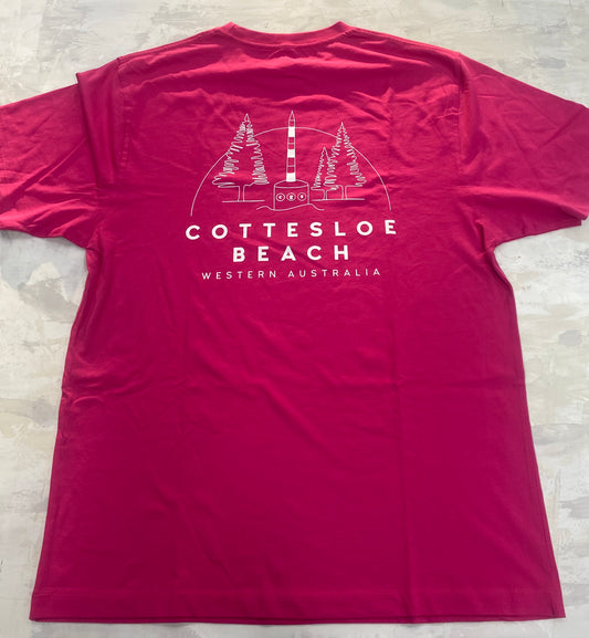 Hot Pink Unisex T-Shirts - White Back Logo