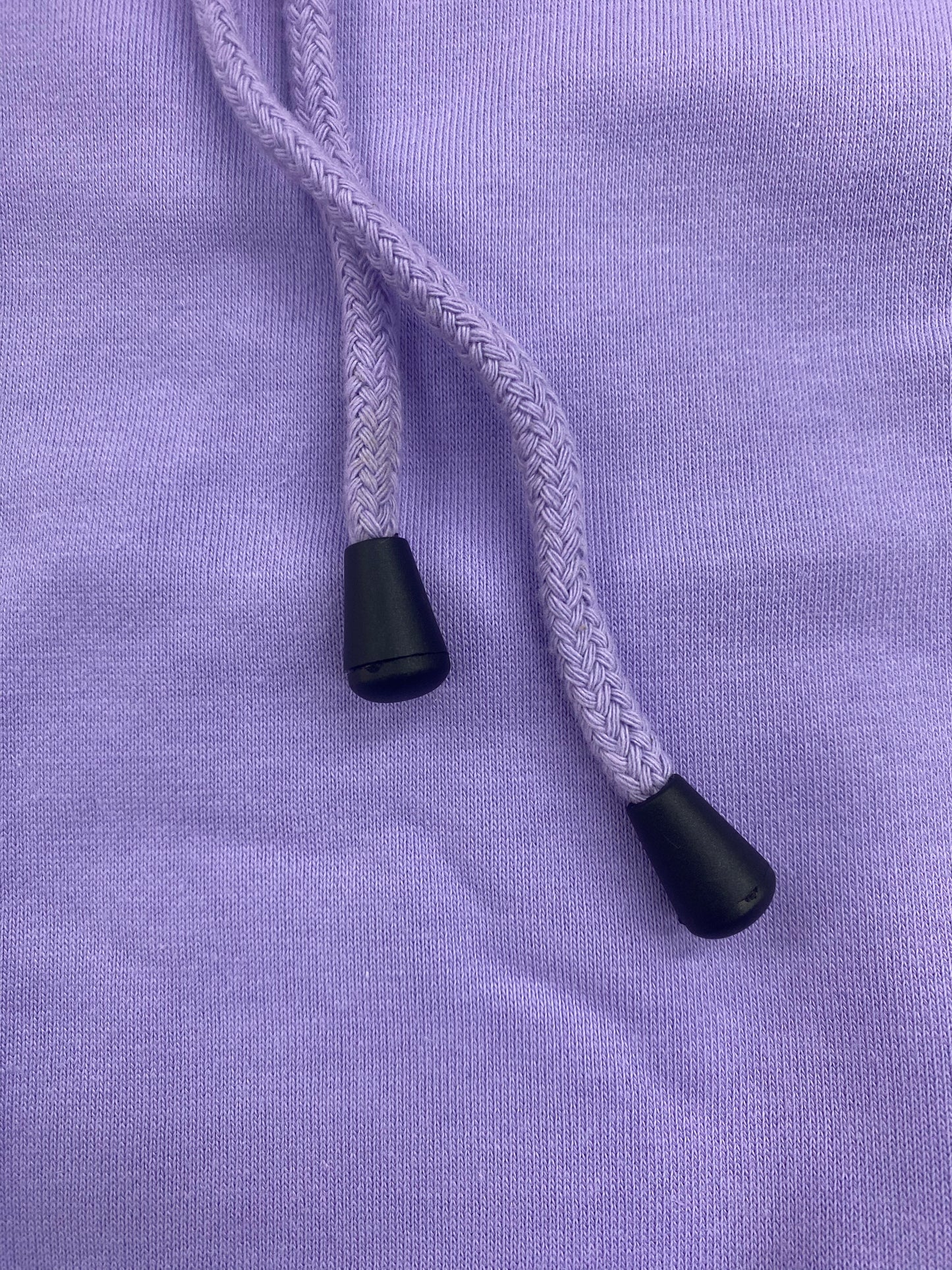 Lavender Unisex Hoodie - Orange Back Logo