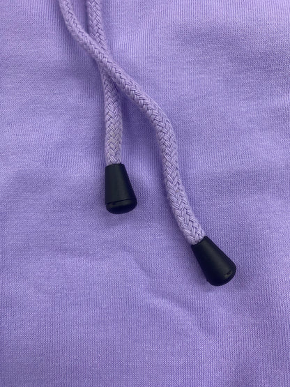 Lavender Unisex Hoodie - Orange Back Logo