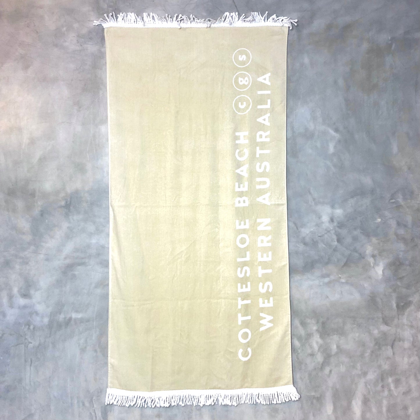 Logo Beach Towel - Beige