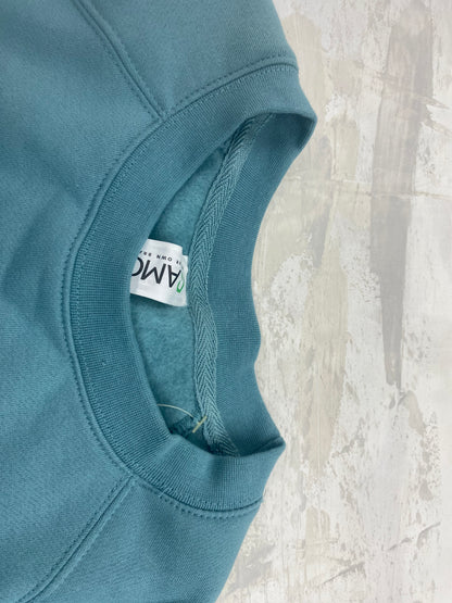 Slate Green Premium Unisex Crew Neck - White Text
