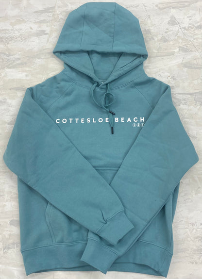 Slate Green Premium Unisex Hoodie - White Text