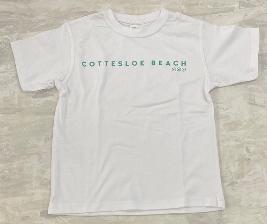 White Unisex T-Shirt - Green Text