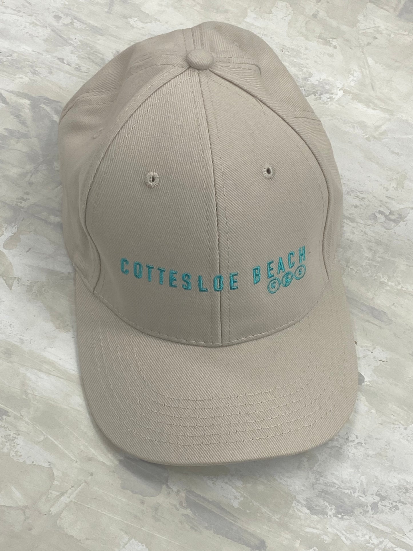 Stone Cap - Green Text