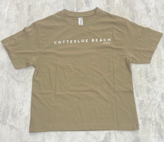 Olive Unisex T-shirt - White Text