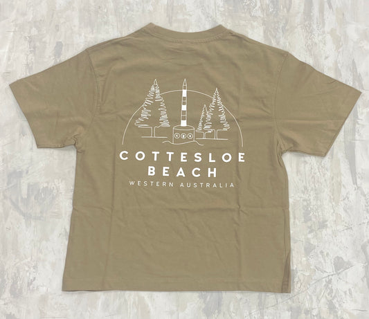 Olive Unisex T-shirt - White Back Logo