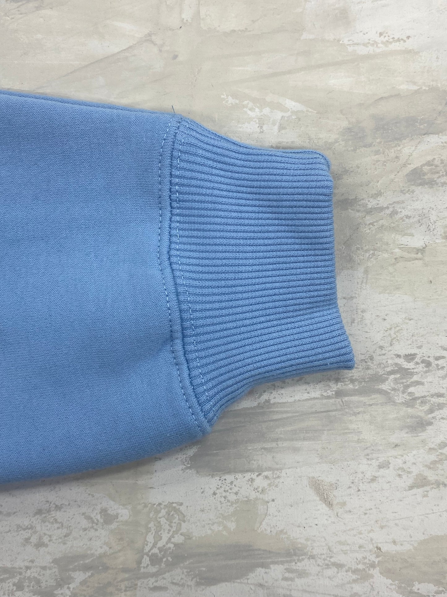 Sky Blue Unisex Back Logo Crew Neck - White Logo
