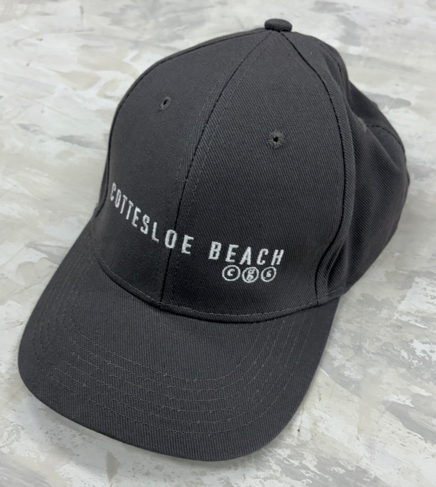 Charcoal Cap - White Text