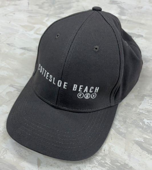 Charcoal Cap - White Text