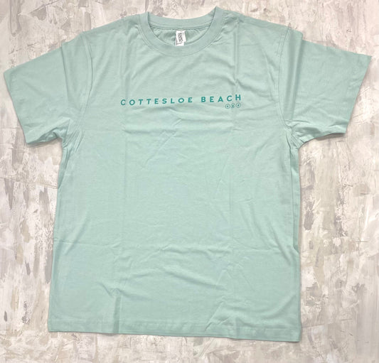 Mint Unisex T-shirt - Green text