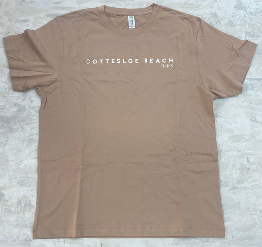 Peach Unisex T-shirt - White Text
