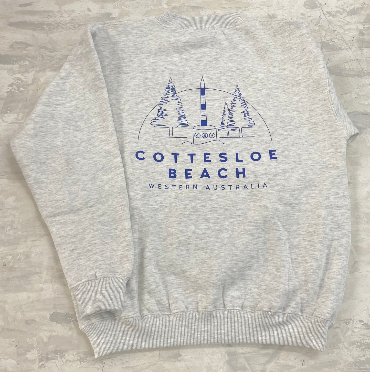 Snow Marle Unisex Crew Neck - Blue Back Logo