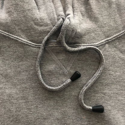 Grey Marle Unisex Hoodie - White Text