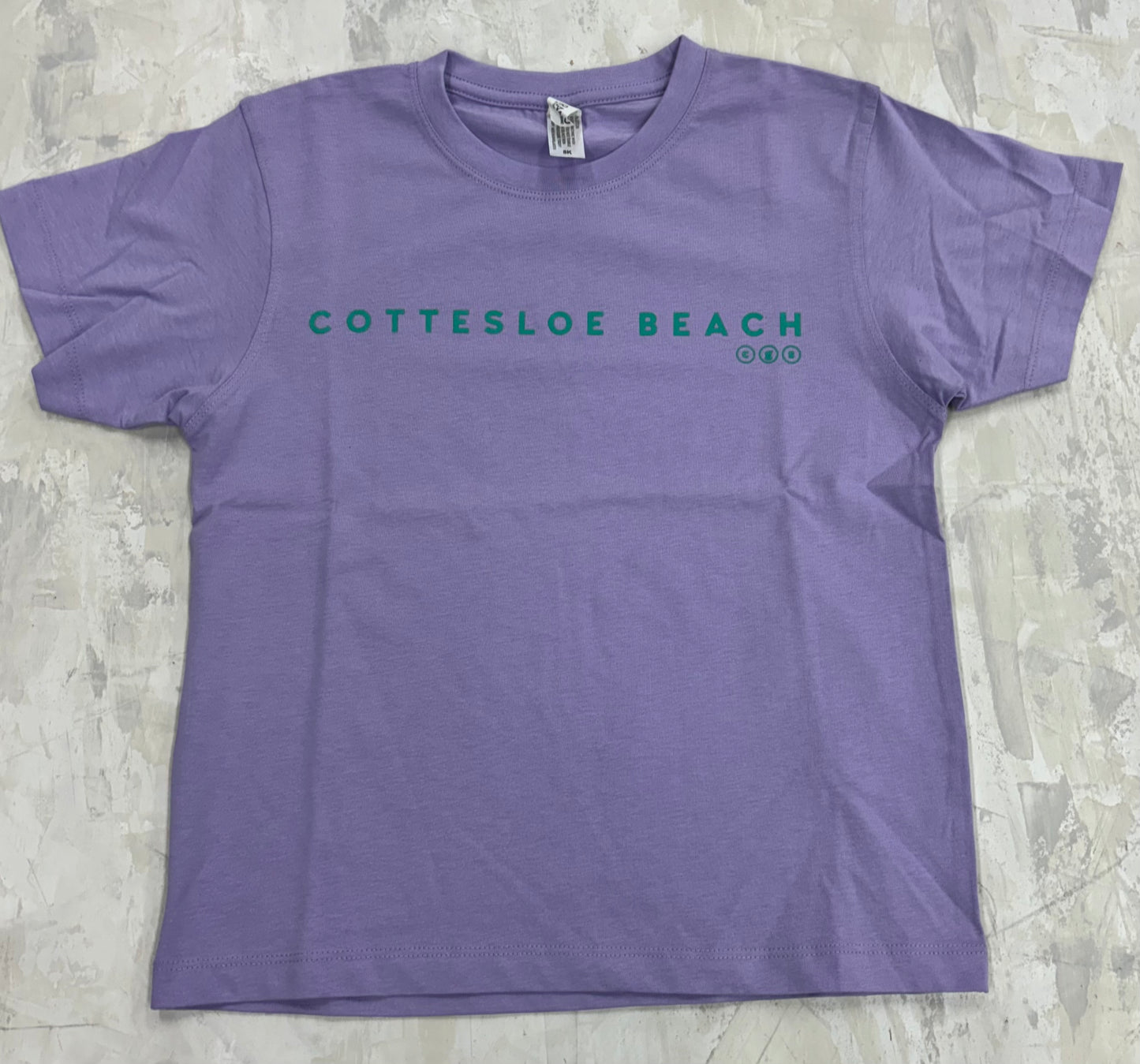 Lavender Unisex T-Shirts - Green Text